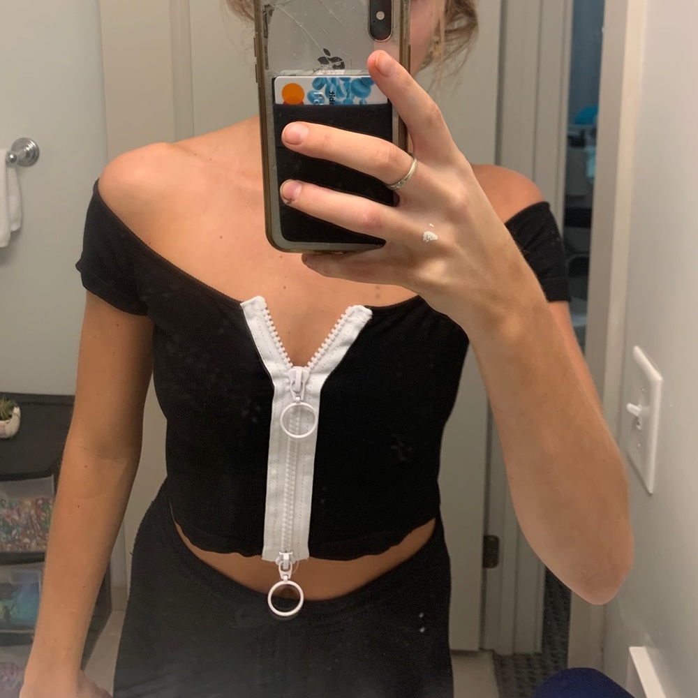 Suzette collection off the shoulder top